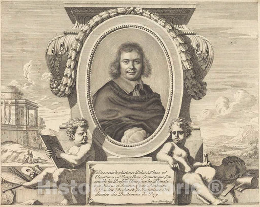 Art Print : Nanteuil and Jean Lepautre, Antoine Le Pautre, 1653 - Vintage Wall Art
