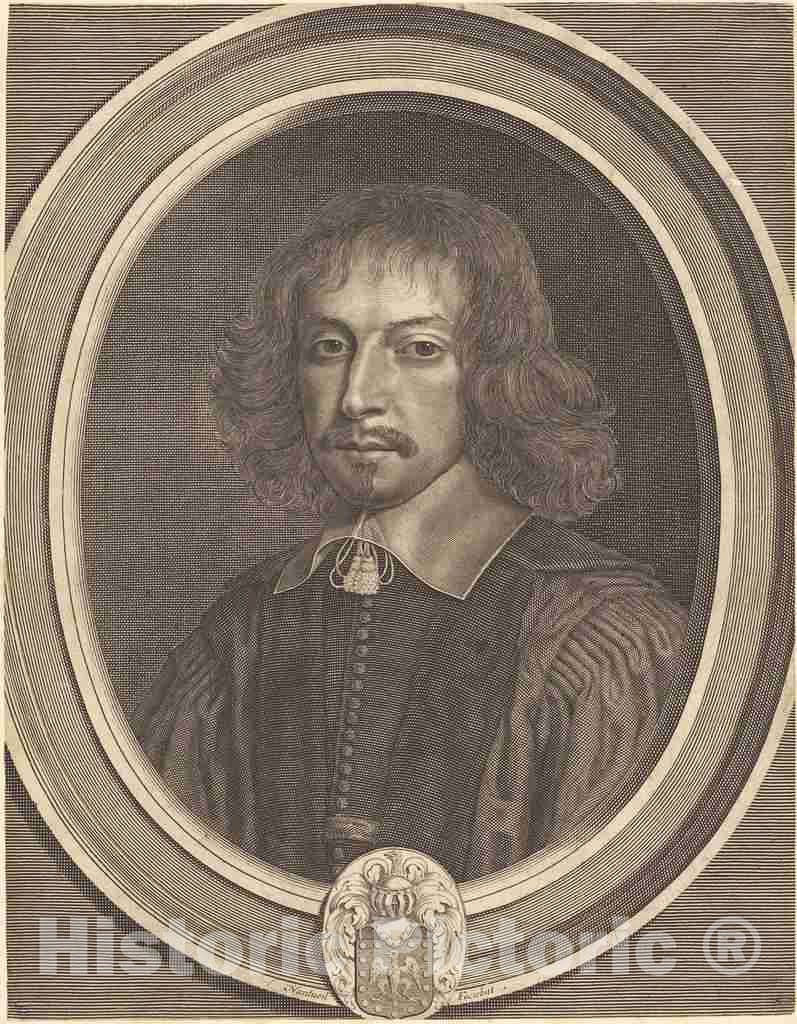 Art Print : Robert Nanteuil, Antoine de Chaubard, 1651 - Vintage Wall Art