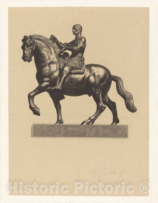 Art Print : Gaillard After Donatello, Gattamelata - Vintage Wall Art