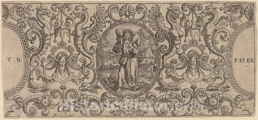 Art Print : Theodor de Bry, Ornament - Vintage Wall Art