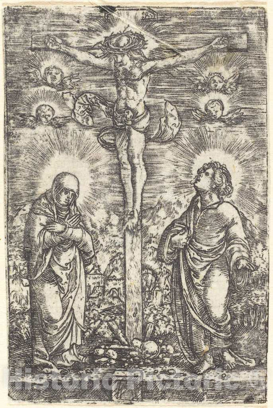 Art Print : Albrecht Altdorfer, The Little Crucifixion, c.1515 - Vintage Wall Art