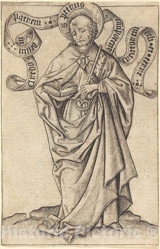 Art Print : Saint Peter, c.1455 - Vintage Wall Art