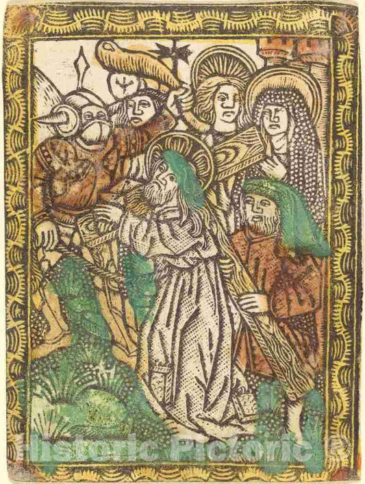 Art Print : Christ Carrying The Cross, c.1475 - Vintage Wall Art
