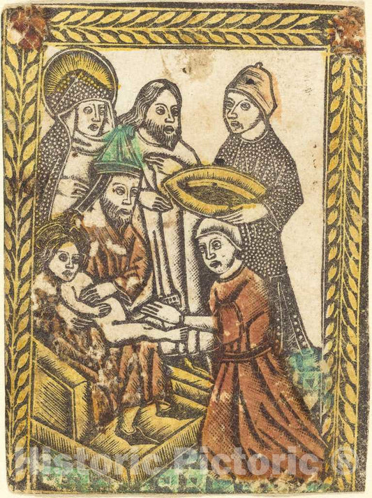 Art Print : The Circumcision, c.1470 - Vintage Wall Art