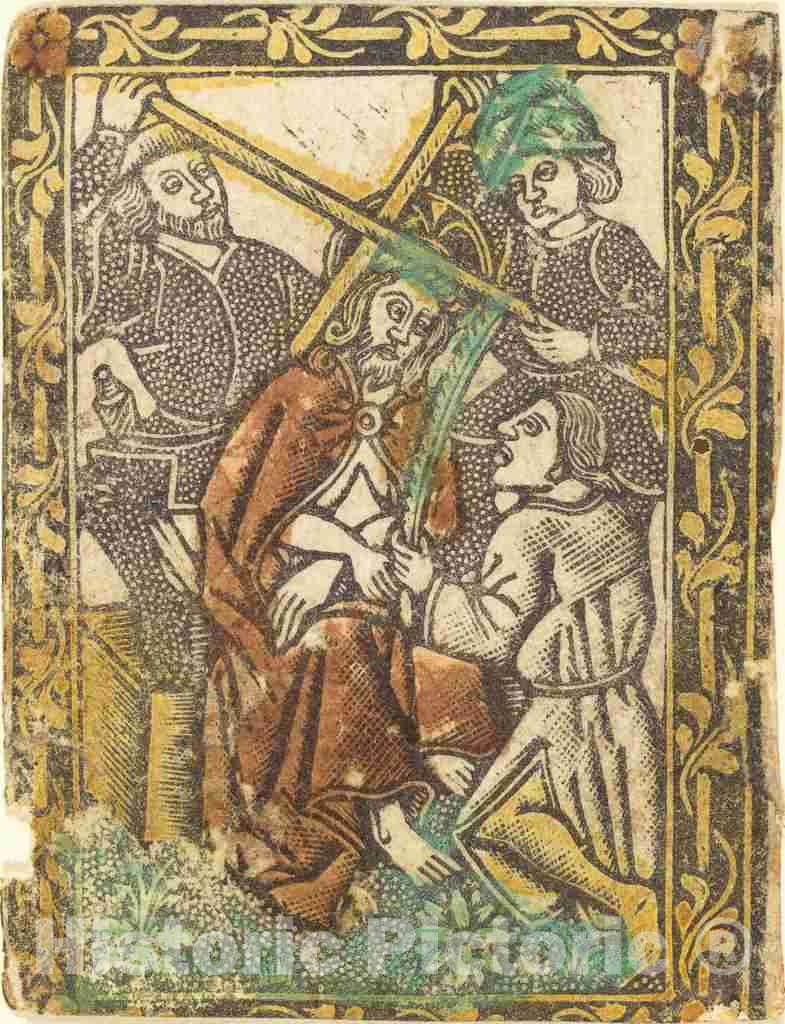 Art Print : Christ Crowned with Thorns, c.1470 - Vintage Wall Art