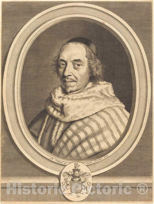 Art Print : Robert Nanteuil, Francois-Theodore de Nesmond, 1653 - Vintage Wall Art