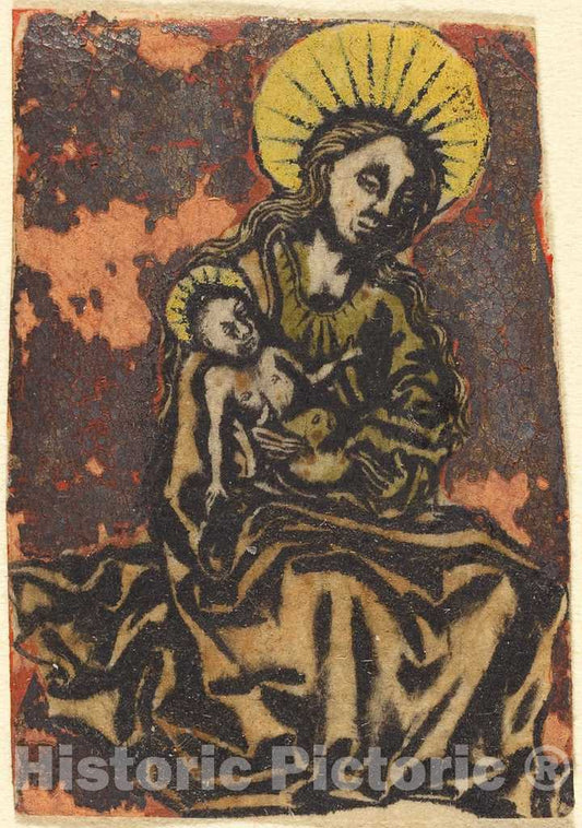 Art Print : Madonna and Child, c. 1480 - Vintage Wall Art