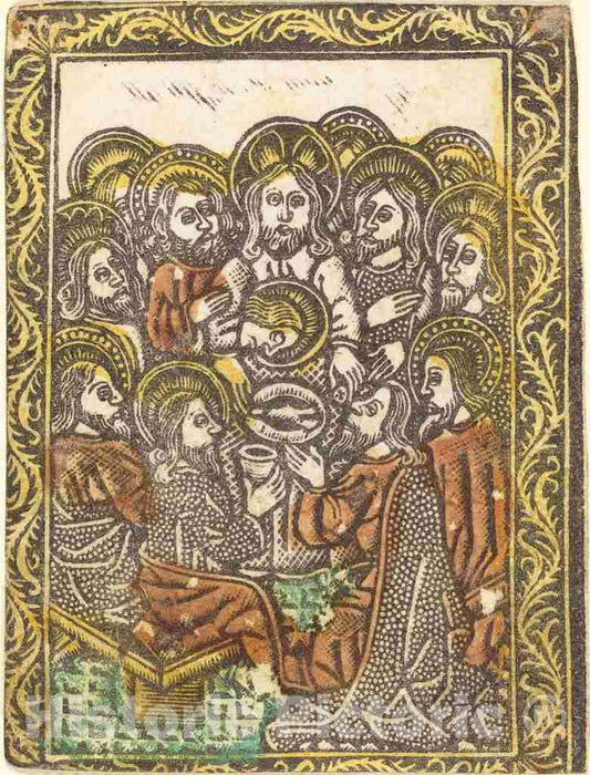 Art Print : The Last Supper, c.1470 - Vintage Wall Art