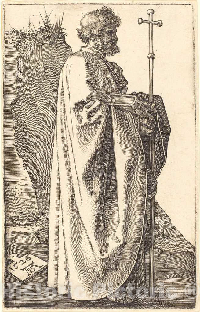 Art Print : Albrecht DÃ¼rer, Saint Philip, 1526 - Vintage Wall Art
