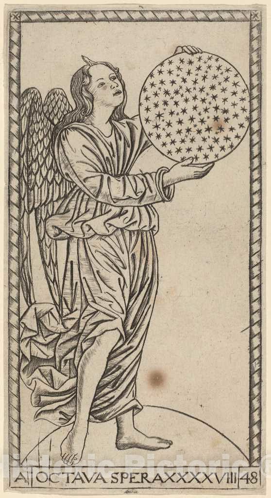Art Print : Octava Spera (Eighth Sphere), c. 1470 - Vintage Wall Art