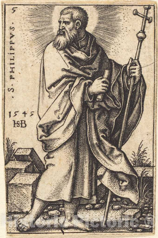 Art Print : Sebald Beham, Philip, 1545 - Vintage Wall Art