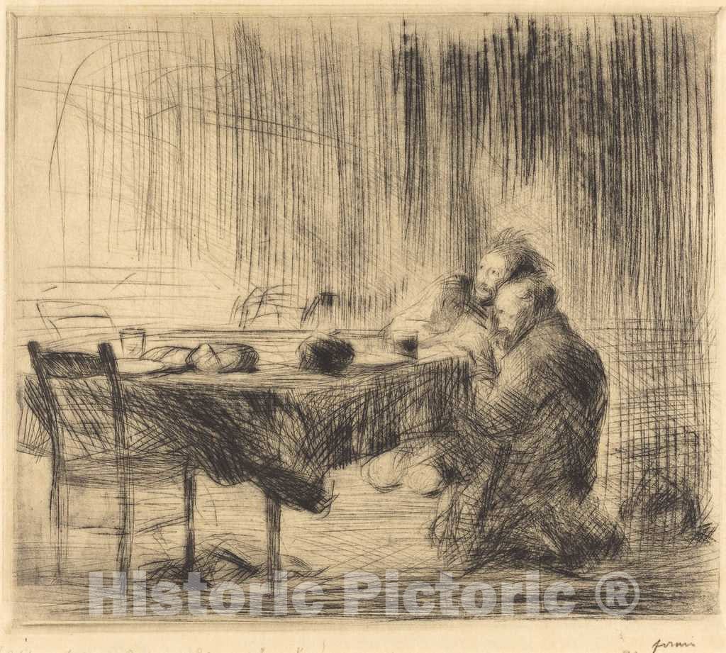 Art Print : Louis Forain, After The Vision (Second Plate), c.1905 - Vintage Wall Art