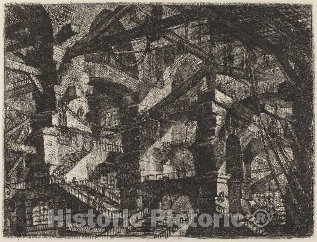 Art Print : Giovanni Battista Piranesi, The Gothic Arch, c.1805 - Vintage Wall Art