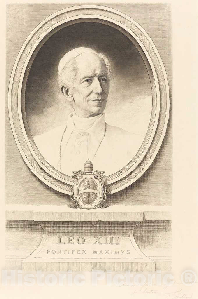 Art Print : Gaillard, Leo XIII - Vintage Wall Art