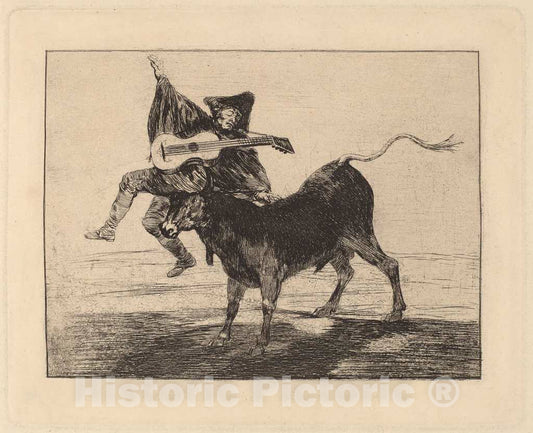 Art Print : Francisco de Goya, Dios se lo pague a vsted (May God Repay You), c. 1804 - Vintage Wall Art