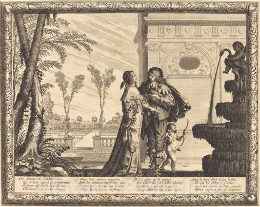 Art Print : Abraham Bosse, Adolescence, 1636 - Vintage Wall Art