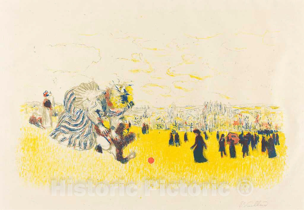 Art Print : Edouard Vuillard, Children's Pastime (Jeux d'enfants), 1897 - Vintage Wall Art