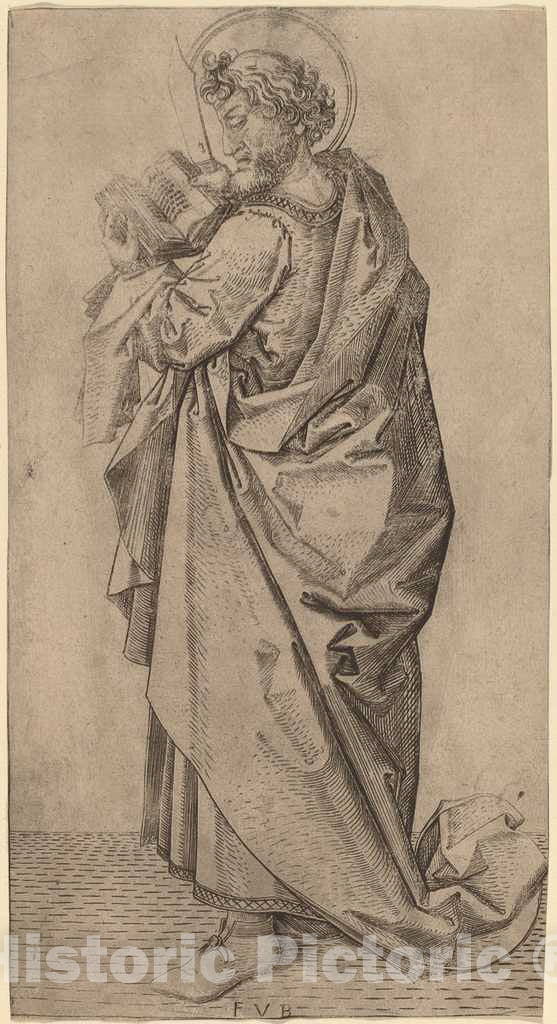 Art Print : Saint Bartholomew, c.1495 - Vintage Wall Art