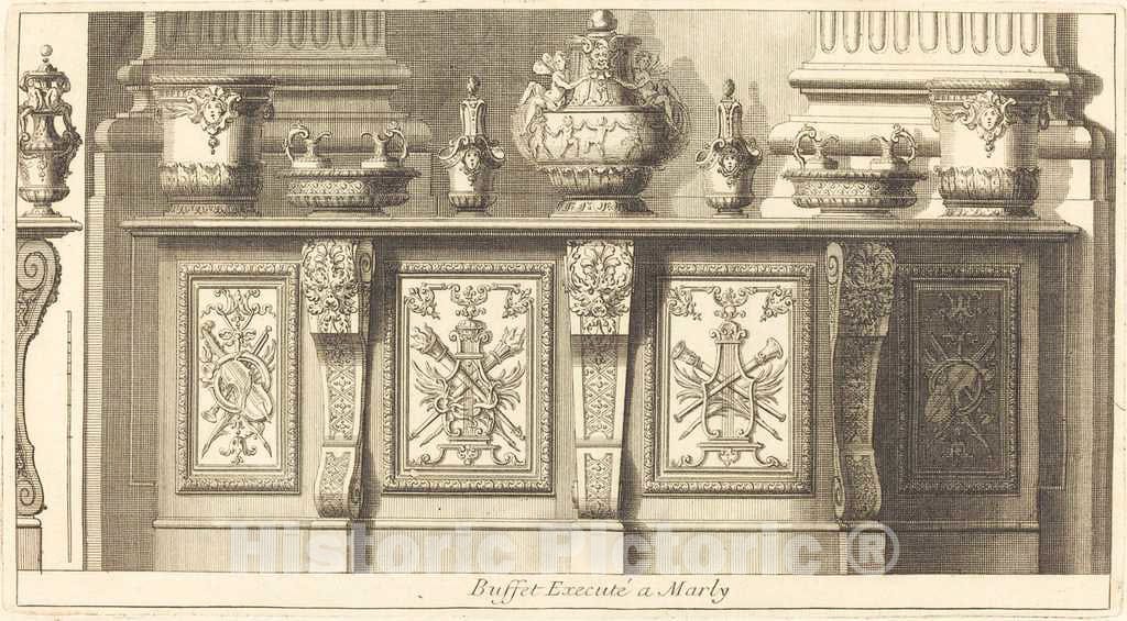 Art Print : Pierre Lepautre, Livre de Tables - Vintage Wall Art