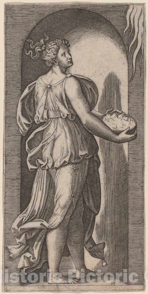 Art Print : Raimondi After Raphael, Hope - Vintage Wall Art