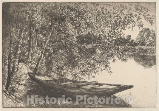 Art Print : Donald Shaw MacLaughlan, River Song, No. 8, 1918 - Vintage Wall Art