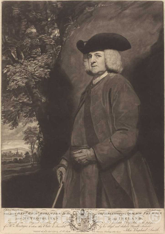 Art Print : Raphael Smith After Reynolds, Richard Robinson, 1775 - Vintage Wall Art