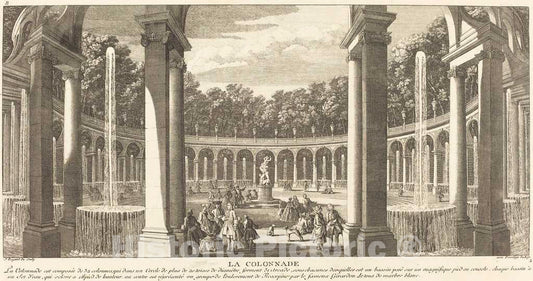 Art Print : Baptiste Rigaud, La Colonade - Vintage Wall Art