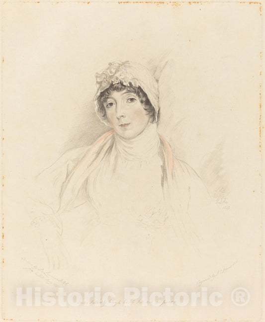 Art Print : Lewis I After Lawrence, Lucy Lawrence, 1831 - Vintage Wall Art