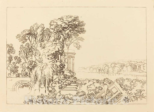 Art Print : Joseph Mallord William Turner, Isis, 1819 - Vintage Wall Art
