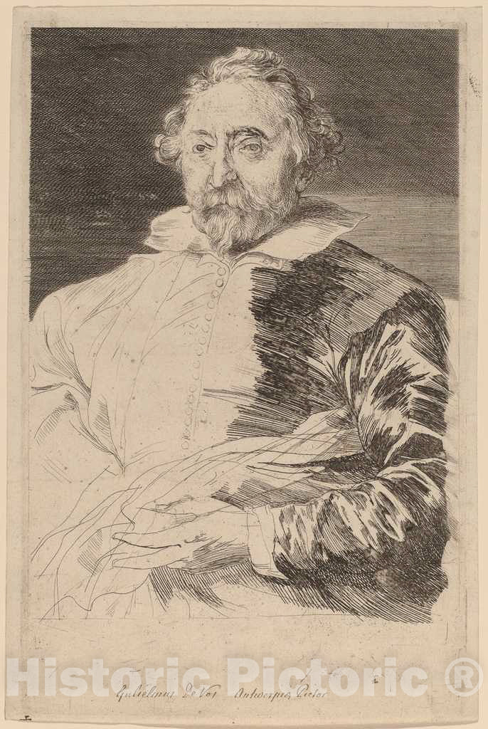 Art Print : Van Dyck and Bolswert, Willem de VOS, c.1634 - Vintage Wall Art