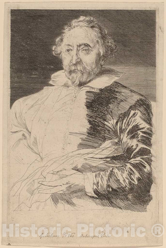 Art Print : Van Dyck and Bolswert, Willem de VOS, c.1634 - Vintage Wall Art