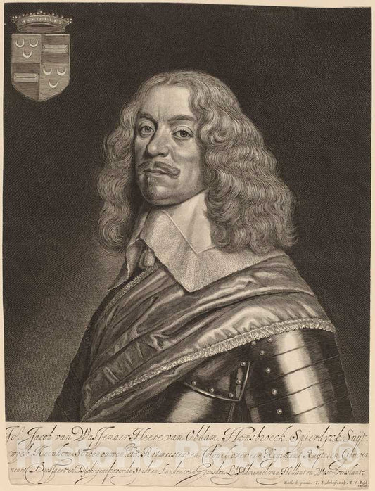 Art Print : Suyderhoff After Gerrit Van Honthorst, Jacob Van Wassenaer Van Obdam - Vintage Wall Art