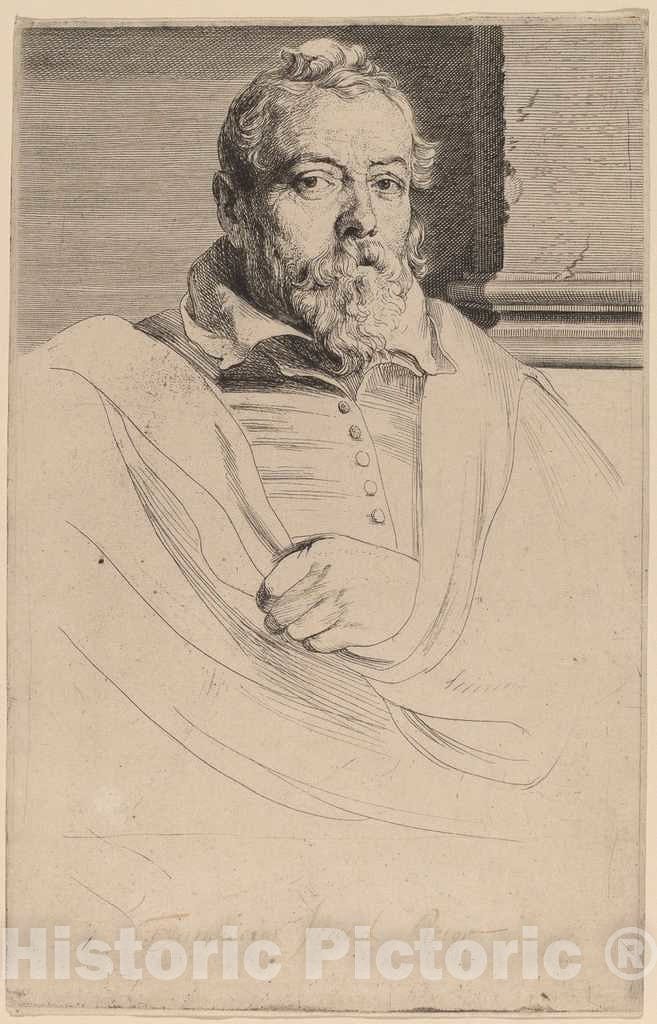 Art Print : Sir Anthony Van Dyck, Frans Francken II, c.1634 - Vintage Wall Art
