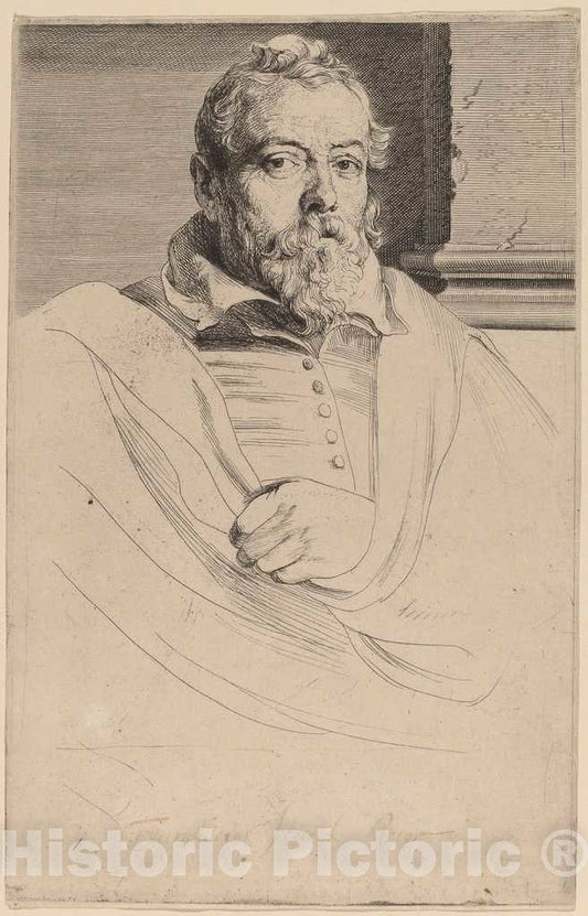 Art Print : Sir Anthony Van Dyck, Frans Francken II, c.1634 - Vintage Wall Art