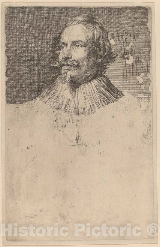 Art Print : Sir Anthony Van Dyck, Paul de VOS, c.1634 - Vintage Wall Art