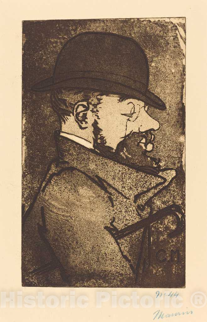 Art Print : Charles Maurin, Henri de Toulouse-Lautrec, 1890 - Vintage Wall Art