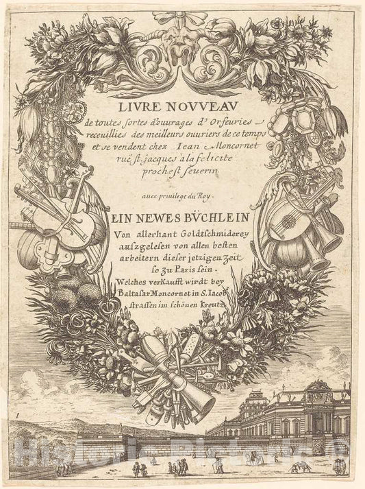 Art Print : FranÃ§ois Le Febvre, Title Page, 1665 - Vintage Wall Art