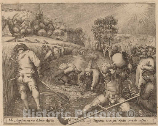 Art Print : Heyden After Bruegel, Summer - Vintage Wall Art