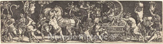 Art Print : The Triumph of Bacchus, 1528 - Vintage Wall Art