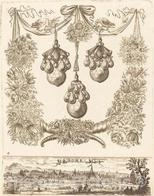 Art Print : FranÃ§ois Le Febvre, Rome, 1665 - Vintage Wall Art