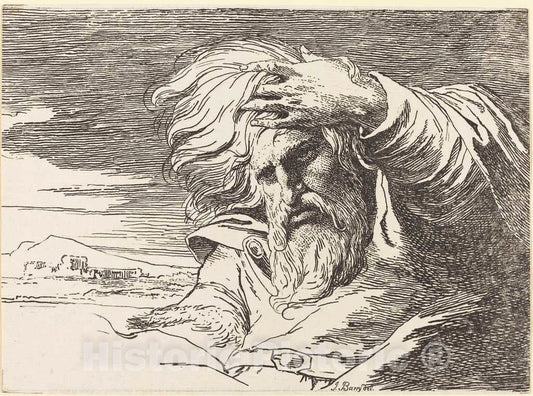 Art Print : Barry, Eastern Patriarch, 1803 - Vintage Wall Art