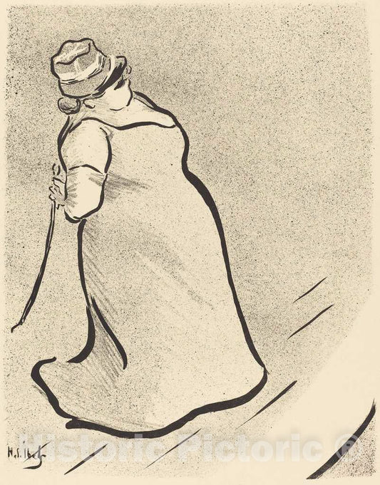 Art Print : Henri-Gabriel Ibels, Singer, 1893 - Vintage Wall Art