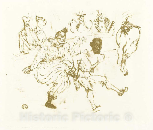 Art Print : Henri de Toulouse-Lautrec, Footit and Chocolat (Footit et Chocolat) - Vintage Wall Art