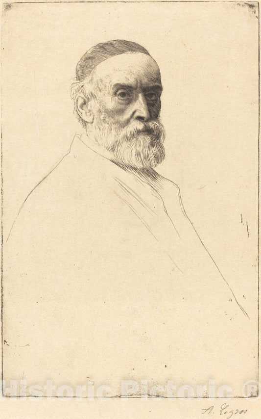 Art Print : Alphonse Legros, G.F. Watts, R.A - Vintage Wall Art