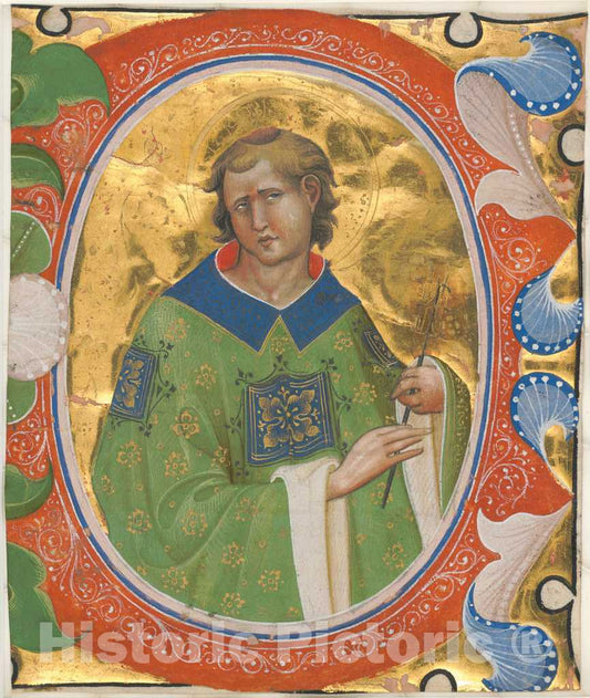Art Print : Saint Lawrence, c.1445 - Vintage Wall Art