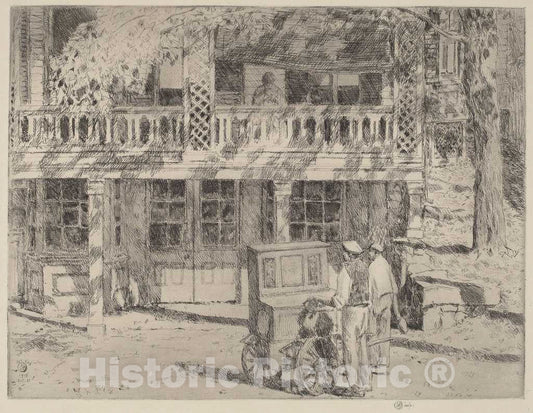 Art Print : Childe Hassam, Toby's, Cos Cob, 1915 - Vintage Wall Art