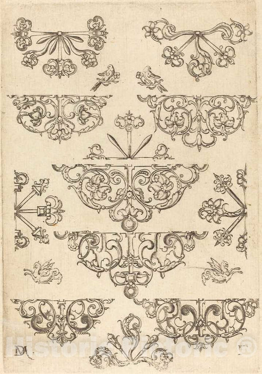 Art Print : Daniel Mignot, Twelve Studs - Vintage Wall Art