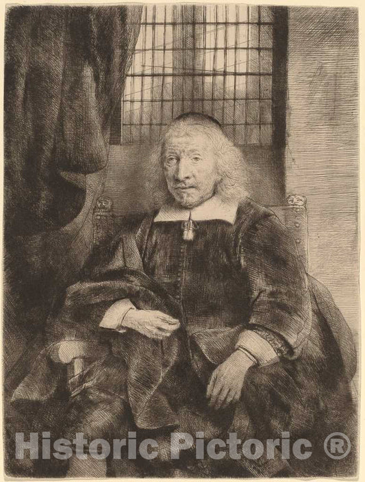 Art Print : Rembrandt, Thomas Haaringh (Old Haaringh), c. 1655 - Vintage Wall Art