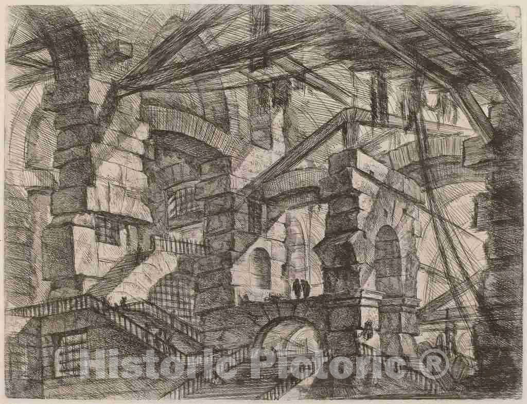 Art Print : Giovanni Battista Piranesi, The Gothic Arch, c.1754 - Vintage Wall Art