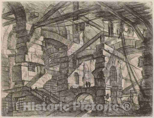 Art Print : Giovanni Battista Piranesi, The Gothic Arch, c.1754 - Vintage Wall Art